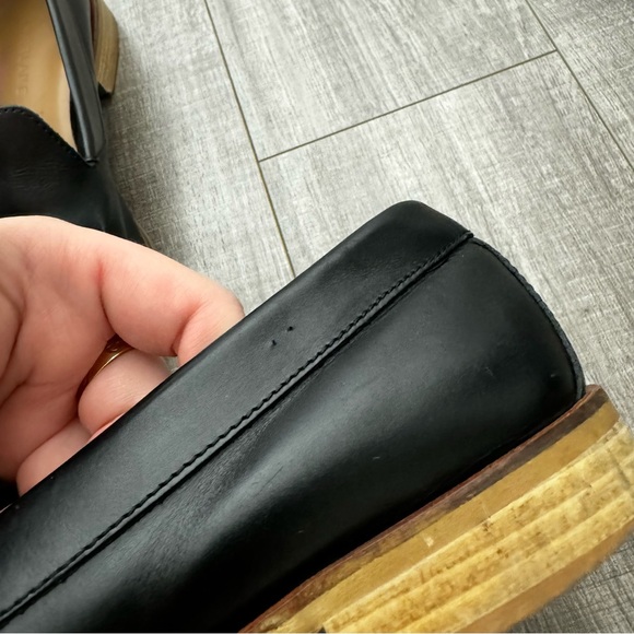 Everlane The Modern Loafer in Black Leather Almond Toe Size 9 - Picture 5 of 10